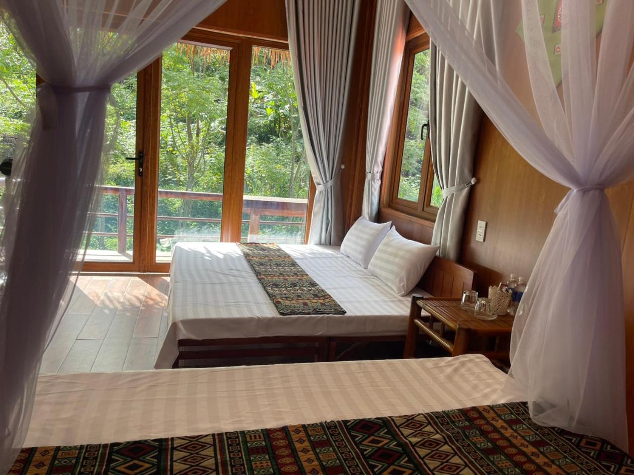 Pu Luong Sala Homestay Huong Ba Thuoc Exterior foto